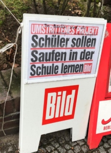 Schüler saufen lernen